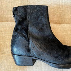 Moma Man Ankle Boots Black Size 11 Soft Leather